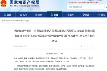 九部門印發方案，涉及專利申請、惡意商標注冊等行為