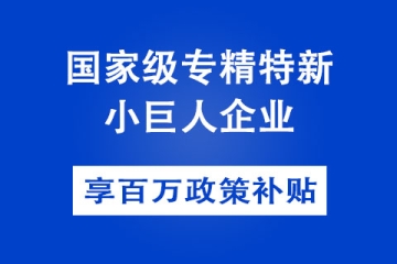 洛陽國家級專精特新小巨人企業申報條件以及認定方式
