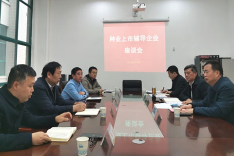 河南省農業農村廳組織召開種業上市輔導企業座談會 河南省農業農村廳組織召開種業上市輔導企業座談會